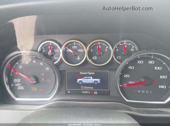 1GCUYDED3MZ238309 2021 CHEVROLET SILVERADO White Vista de los asientos traseros