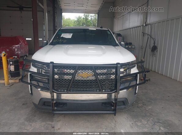 1GCUYDED3MZ238309 2021 CHEVROLET SILVERADO White Vista del cuadro de instrumentos