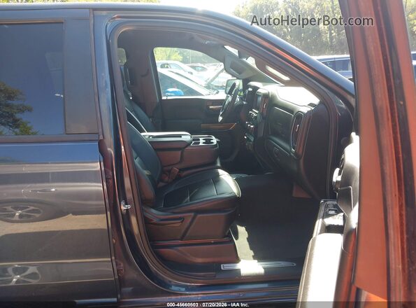 1GCUYDED4MZ355607 2021 CHEVROLET SILVERADO Blue წინა სალონის ხედი