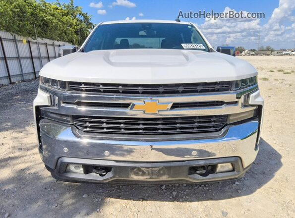 1GCUYDED6KZ325599 2019 CHEVROLET SILVERADO White წინა ხედი