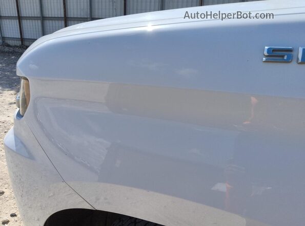 1GCUYDED6KZ325599 2019 CHEVROLET SILVERADO White 