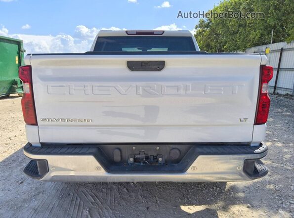 1GCUYDED6KZ325599 2019 CHEVROLET SILVERADO White უკანა ხედი
