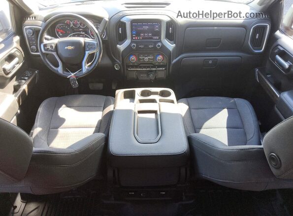1GCUYDED6KZ325599 2019 CHEVROLET SILVERADO White წინა პანელის ხედი