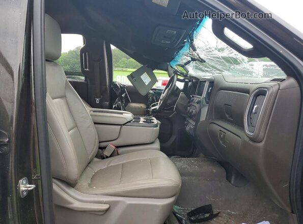 1GCUYDED6LZ175396 2020 CHEVROLET SILVERADO Черный Вид салона спереди