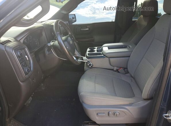 1GCUYDED9MZ355845 2021 CHEVROLET SILVERADO Blue Vista interior delantera