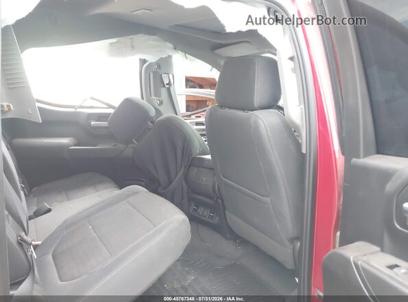 1GCUYDEDXKZ339070 2019 CHEVROLET SILVERADO Красный Вид наклейки с VIN-кодом