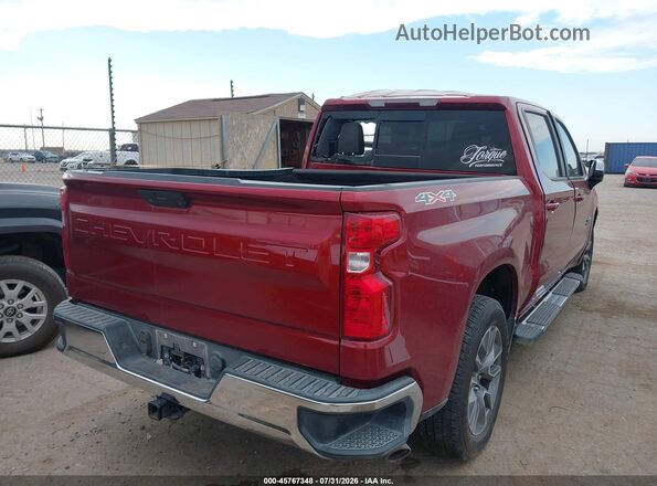 1GCUYDEDXKZ339070 2019 CHEVROLET SILVERADO Красный Задняя правая четверть