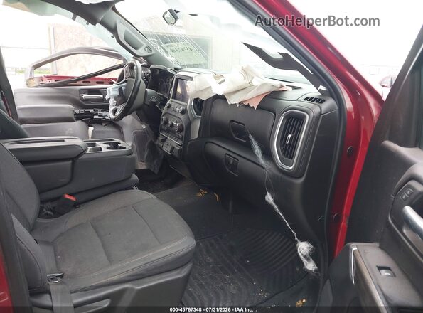 1GCUYDEDXKZ339070 2019 CHEVROLET SILVERADO Красный Вид салона спереди