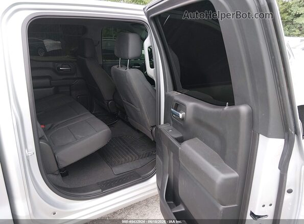 1GCUYDEDXMZ344126 2021 CHEVROLET SILVERADO Серебряный Вид наклейки с VIN-кодом