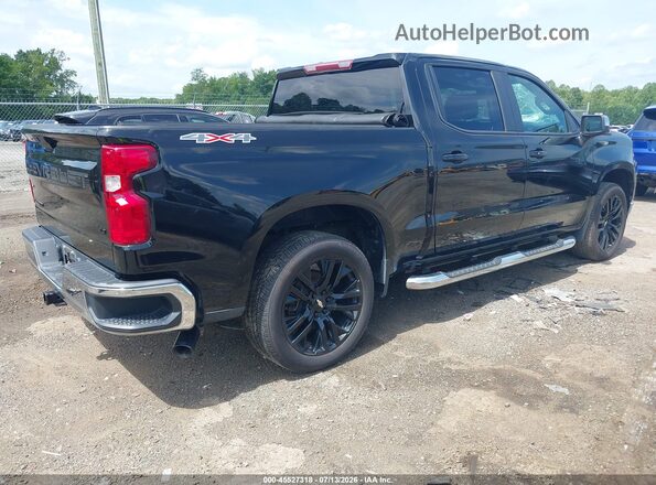 1GCUYDEDXMZ411422 2021 CHEVROLET SILVERADO Black Հետևի աջ