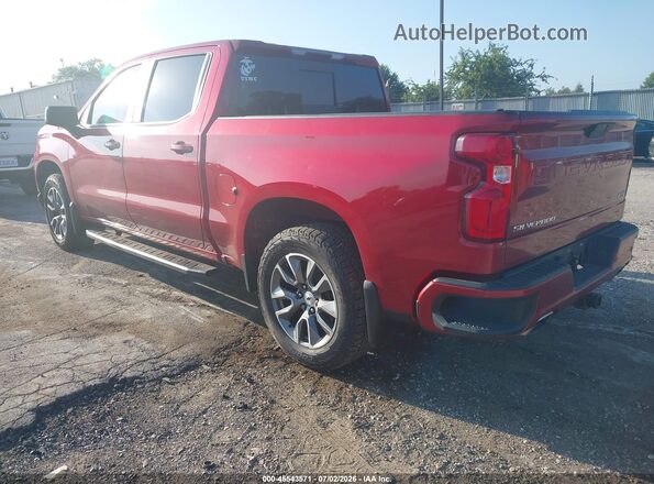 1GCUYEED0MZ139422 2021 CHEVROLET SILVERADO Red უკანა მარცხენა