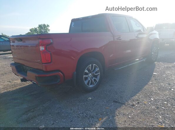 1GCUYEED0MZ139422 2021 CHEVROLET SILVERADO Red უკანა მარჯვენა