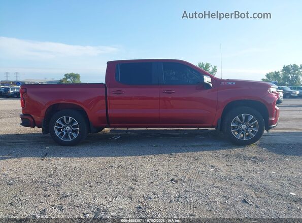 1GCUYEED0MZ139422 2021 CHEVROLET SILVERADO Red უკანა სალონის ხედი