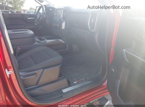 1GCUYEED0MZ139422 2021 CHEVROLET SILVERADO Red წინა სალონის ხედი