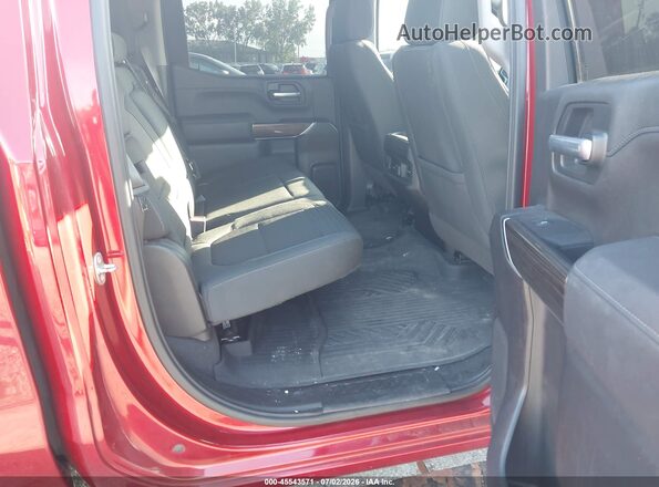 1GCUYEED0MZ139422 2021 CHEVROLET SILVERADO Red VIN კოდის სტიკერის ხედი