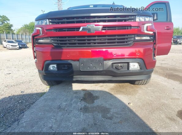 1GCUYEED0MZ139422 2021 CHEVROLET SILVERADO Red წინა ხედი