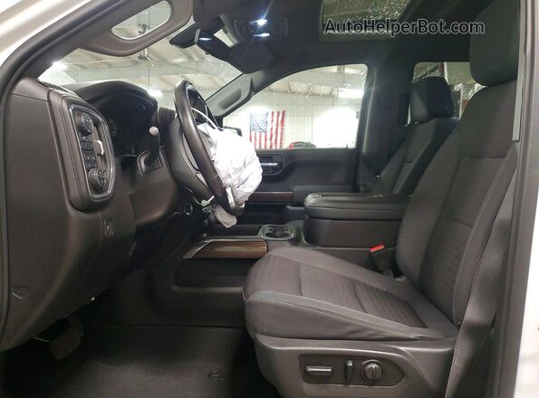 1GCUYEED0MZ271810 2021 CHEVROLET SILVERADO White Widok wnętrza z przodu