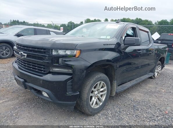 1GCUYEED1KZ106927 2019 CHEVROLET SILVERADO Black Vista tres cuartos delantera izquierda