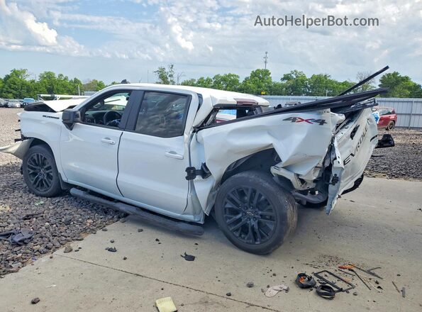 1GCUYEED1MZ383791 2021 CHEVROLET SILVERADO Белый Задняя левая четверть
