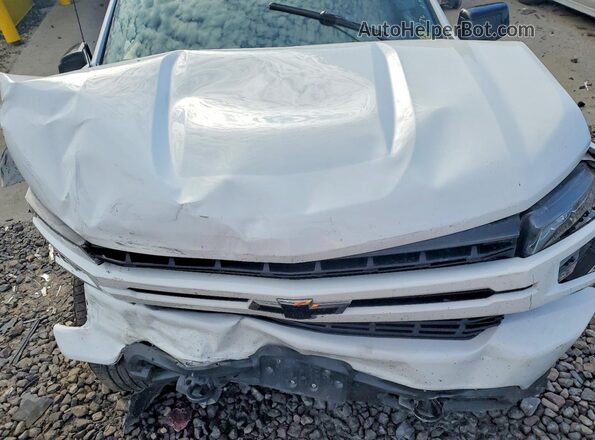 1GCUYEED1MZ383791 2021 CHEVROLET SILVERADO Белый Вид задней части салона