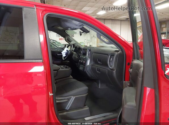 1GCUYEED2NZ228894 2022 CHEVROLET SILVERADO Red Front interior view