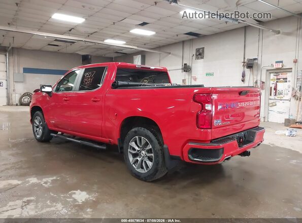 1GCUYEED2NZ228894 2022 CHEVROLET SILVERADO Red Rear left