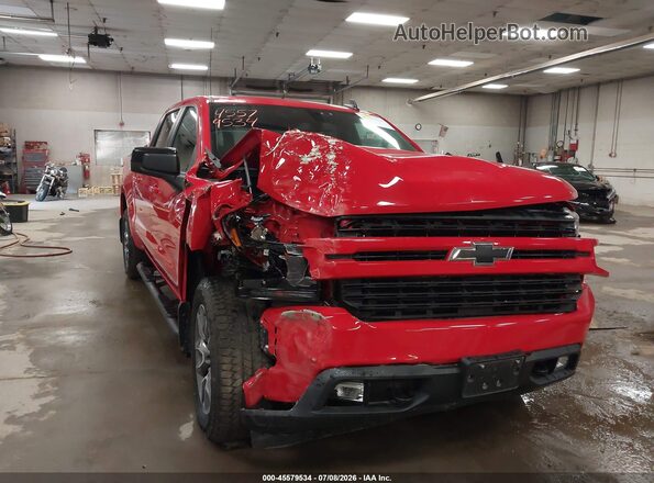 1GCUYEED2NZ228894 2022 CHEVROLET SILVERADO Red Front view