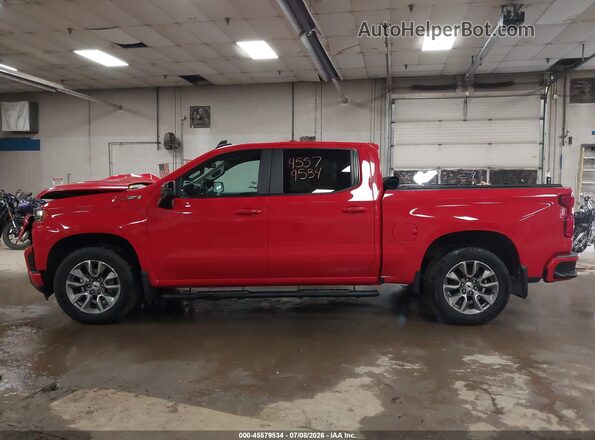 1GCUYEED2NZ228894 2022 CHEVROLET SILVERADO Red 360 interior view