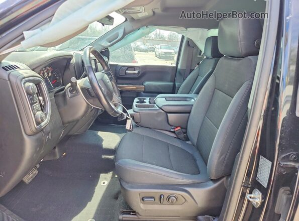 1GCUYEED3KZ115192 2019 CHEVROLET SILVERADO Black Front interior view