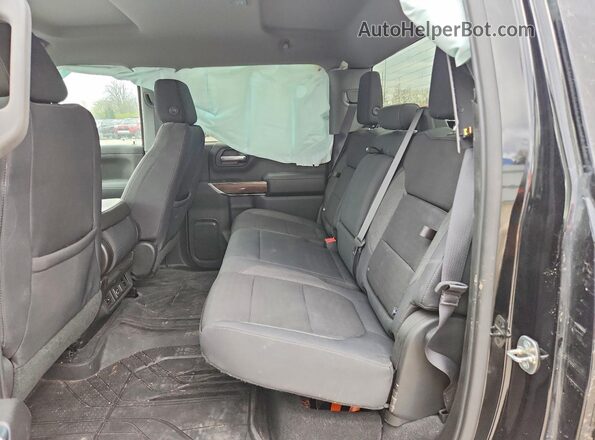 1GCUYEED3KZ115192 2019 CHEVROLET SILVERADO Black Rear seats view