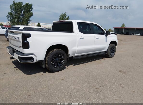 1GCUYEED3KZ152128 2019 CHEVROLET SILVERADO Белый Задняя правая четверть