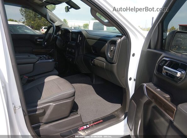 1GCUYEED3KZ152128 2019 CHEVROLET SILVERADO Белый Вид салона спереди