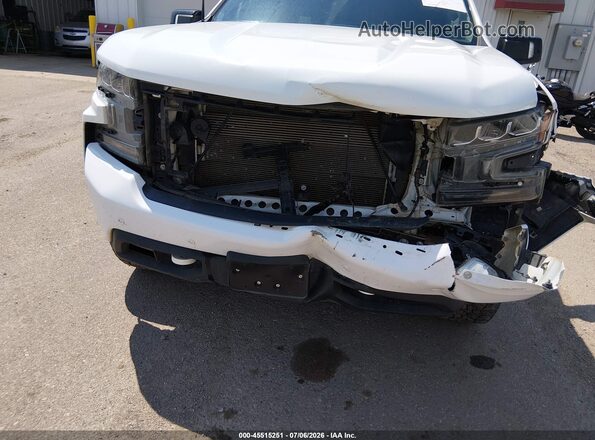 1GCUYEED3KZ152128 2019 CHEVROLET SILVERADO Белый Вид спереди