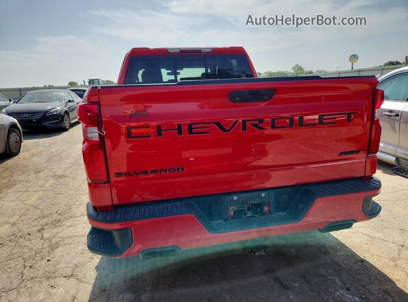 1GCUYEED3MZ168364 2021 CHEVROLET SILVERADO Red Вид ззаду