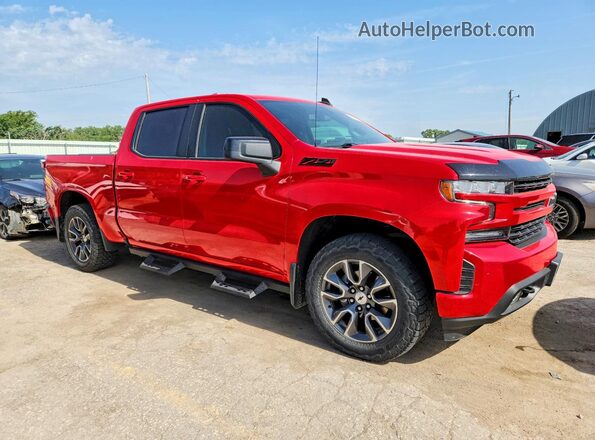 1GCUYEED3MZ168364 2021 CHEVROLET SILVERADO Red Передня права чверть