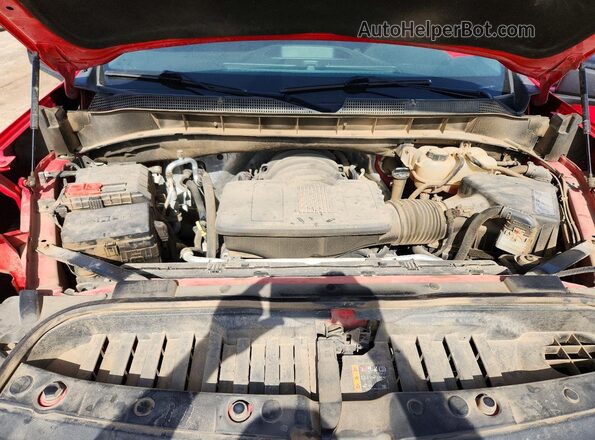 1GCUYEED3MZ168364 2021 CHEVROLET SILVERADO Red Вид задньої частини салону