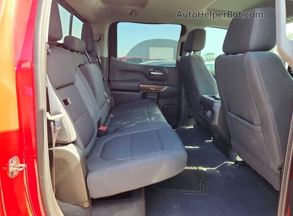 1GCUYEED3MZ168364 2021 CHEVROLET SILVERADO Red Вид задніх сидінь