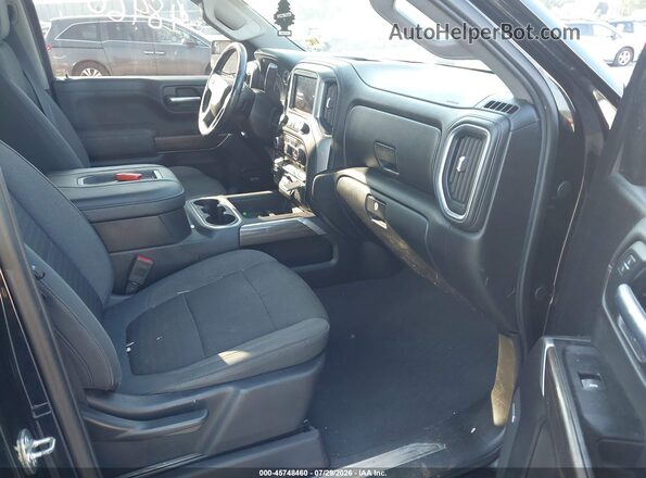 1GCUYEED4KZ223160 2019 CHEVROLET SILVERADO Black Front interior view