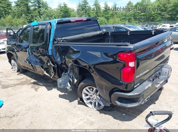 1GCUYEED4NZ185563 2022 CHEVROLET SILVERADO Black Задня ліва чверть