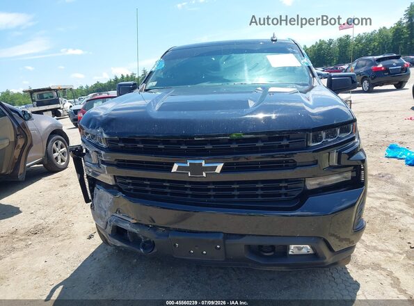 1GCUYEED4NZ185563 2022 CHEVROLET SILVERADO Black Вид щитка приладів