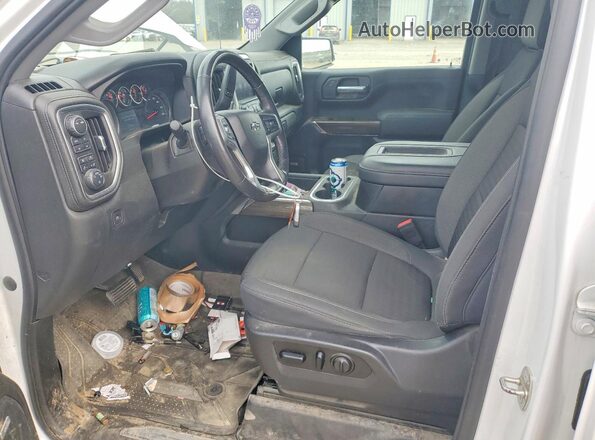 1GCUYEED5LZ136837 2020 CHEVROLET SILVERADO White წინა სალონის ხედი