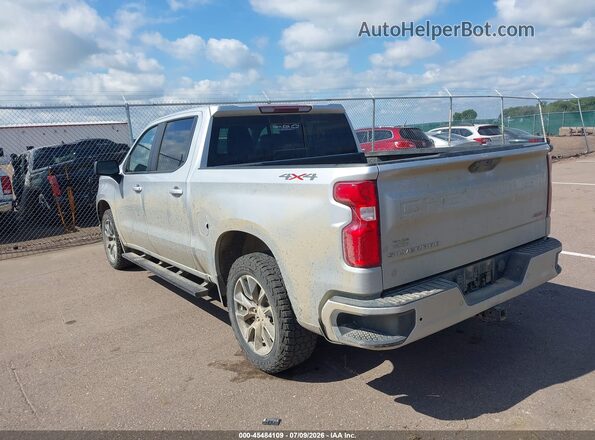 1GCUYEED5MZ244490 2021 CHEVROLET SILVERADO Silver Trasero izquierdo