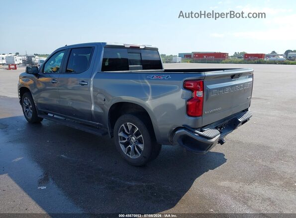 1GCUYEED6KZ264776 2019 CHEVROLET SILVERADO Gray Задня ліва чверть