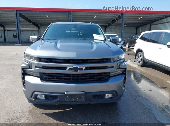 1GCUYEED6KZ264776 2019 CHEVROLET SILVERADO Gray Вид задньої частини салону
