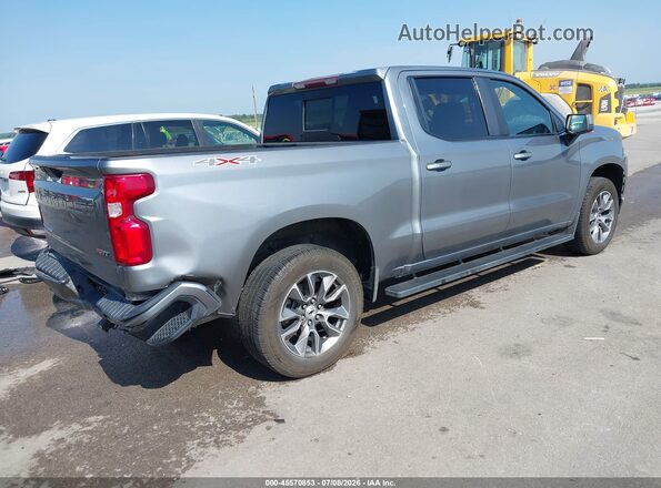 1GCUYEED6KZ264776 2019 CHEVROLET SILVERADO Gray Задня права чверть