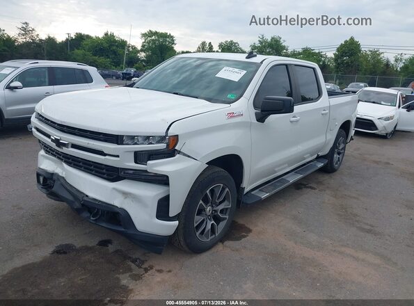 1GCUYEED6KZ310655 2019 CHEVROLET SILVERADO Белый Передняя левая четверть