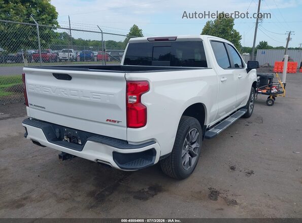 1GCUYEED6KZ310655 2019 CHEVROLET SILVERADO Белый Задняя правая четверть