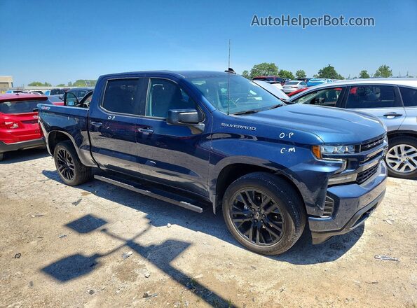 1GCUYEED6MZ152238 2021 CHEVROLET SILVERADO Blue Przód prawy