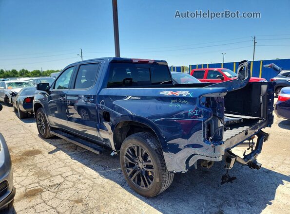 1GCUYEED6MZ152238 2021 CHEVROLET SILVERADO Blue Tył lewy