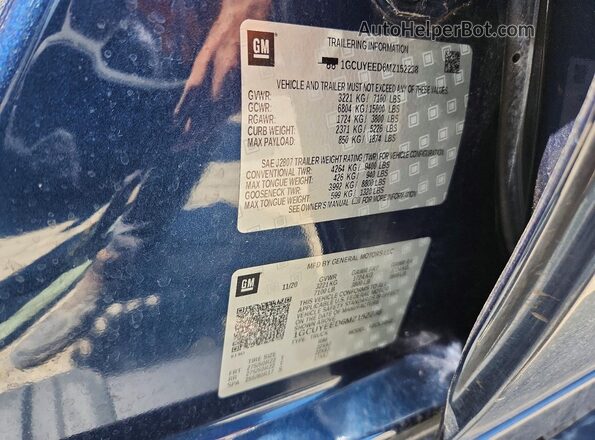 1GCUYEED6MZ152238 2021 CHEVROLET SILVERADO Blue Widok komory silnika